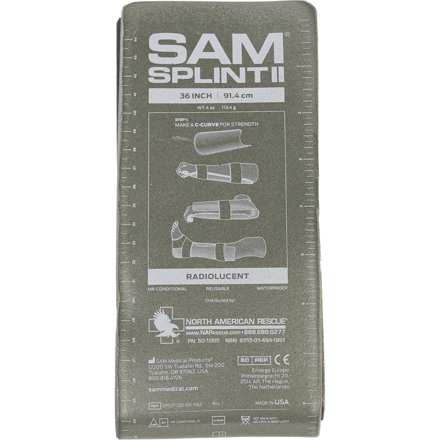North American Rescue SAM Splint II - Immobilization