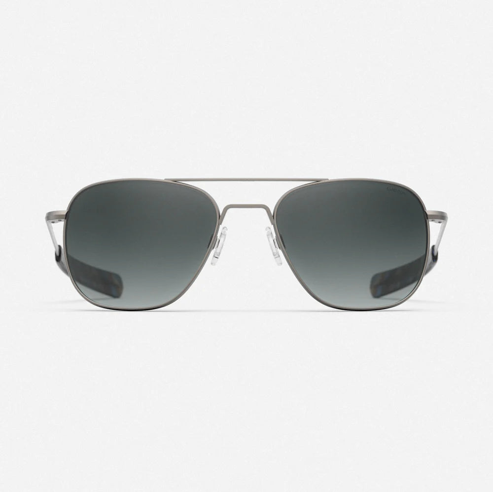 แว่น Randolph รุ่น Aviator Satin Gunmetal & Slate