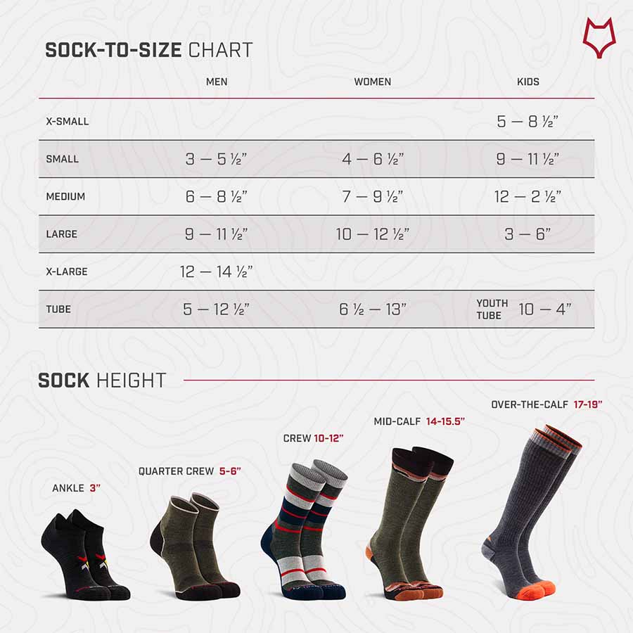 FOX RIVER MILLS - Run Inyanka Medium Weight Quarter Crew Sock