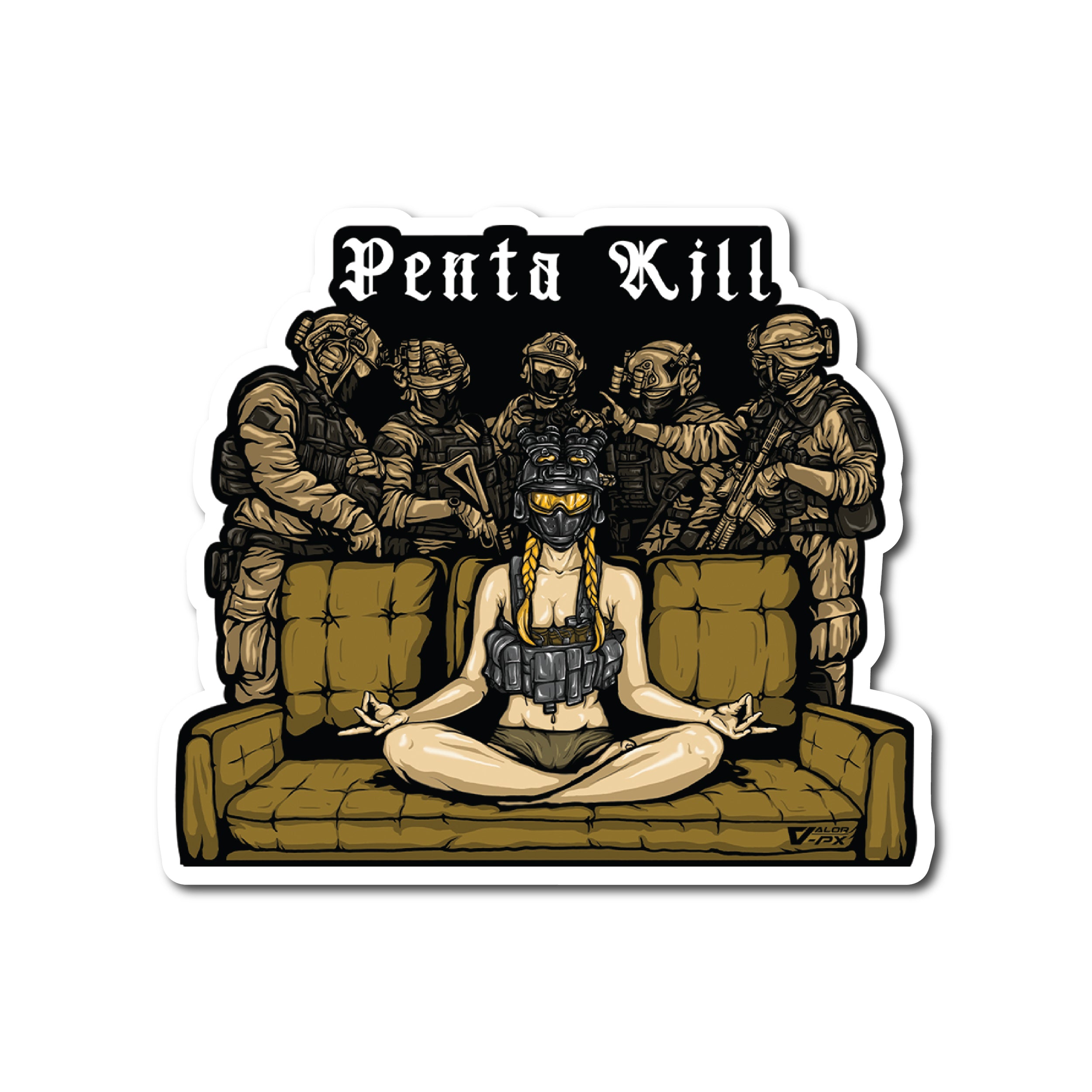 สติกเกอร์ VALOR PX - Tactical Stickers สติกเกอร์ลายกราฟฟิค พิเศษ