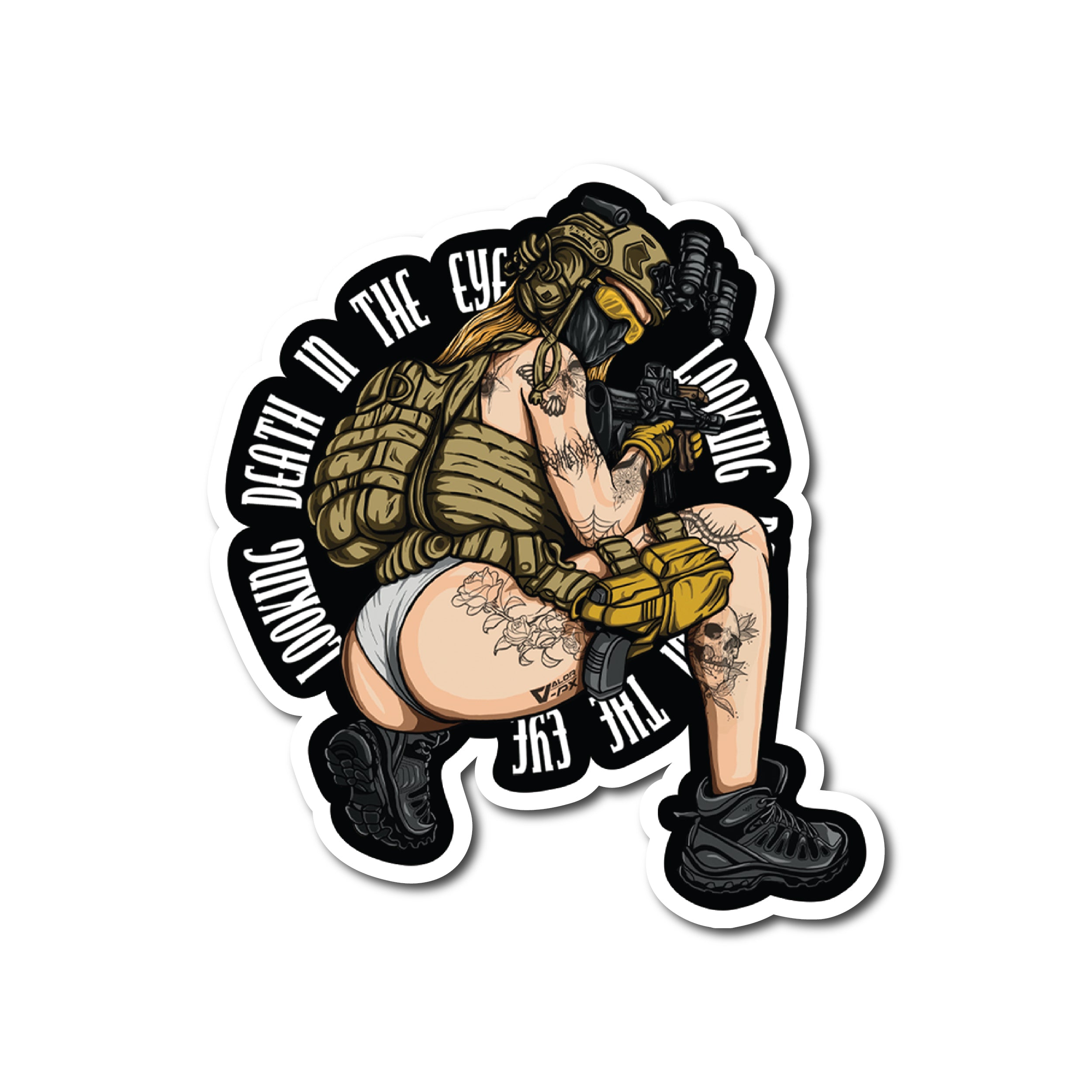 สติกเกอร์ VALOR PX - Tactical Stickers สติกเกอร์ลายกราฟฟิค พิเศษ