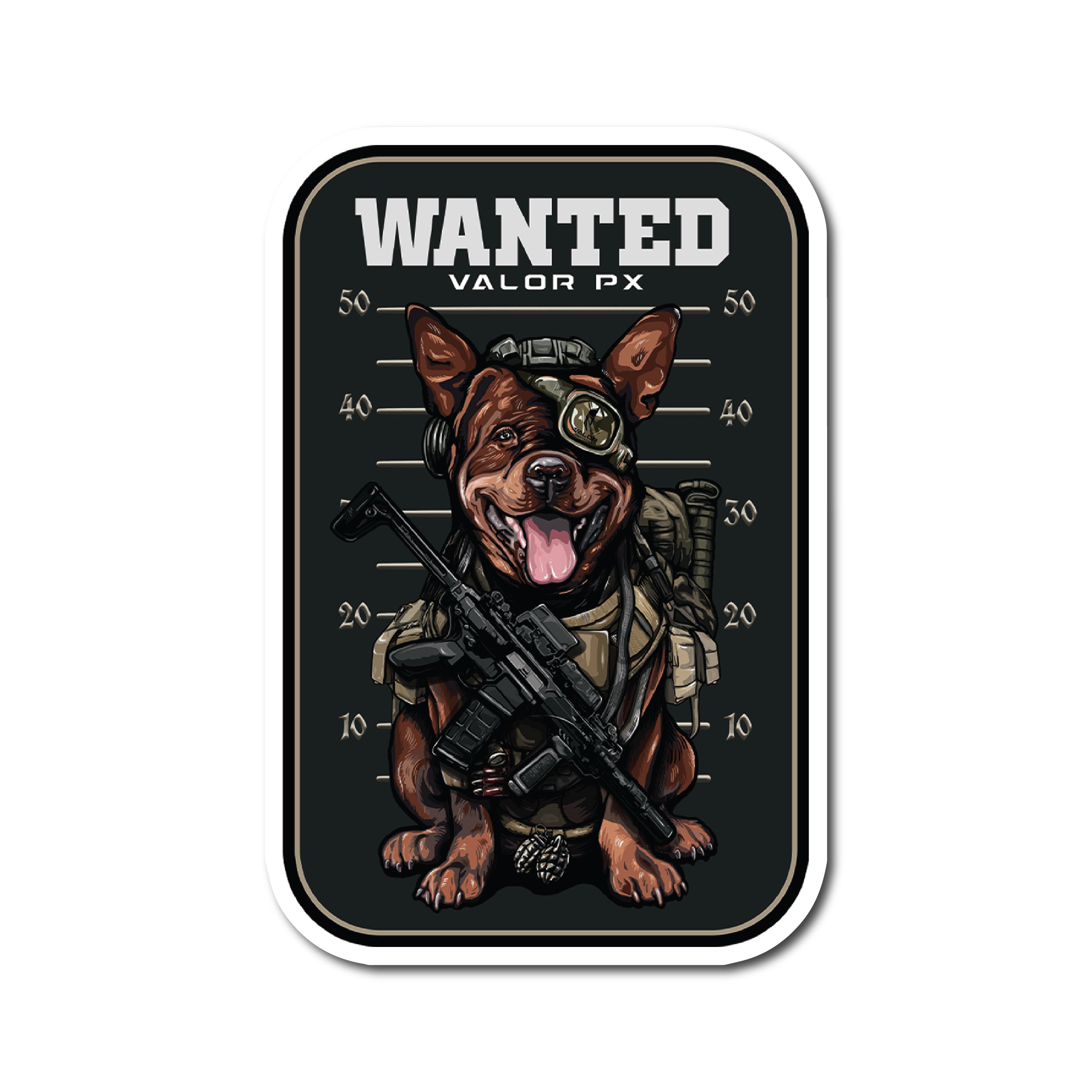 สติกเกอร์ VALOR PX - Tactical Stickers สติกเกอร์ลายกราฟฟิค พิเศษ