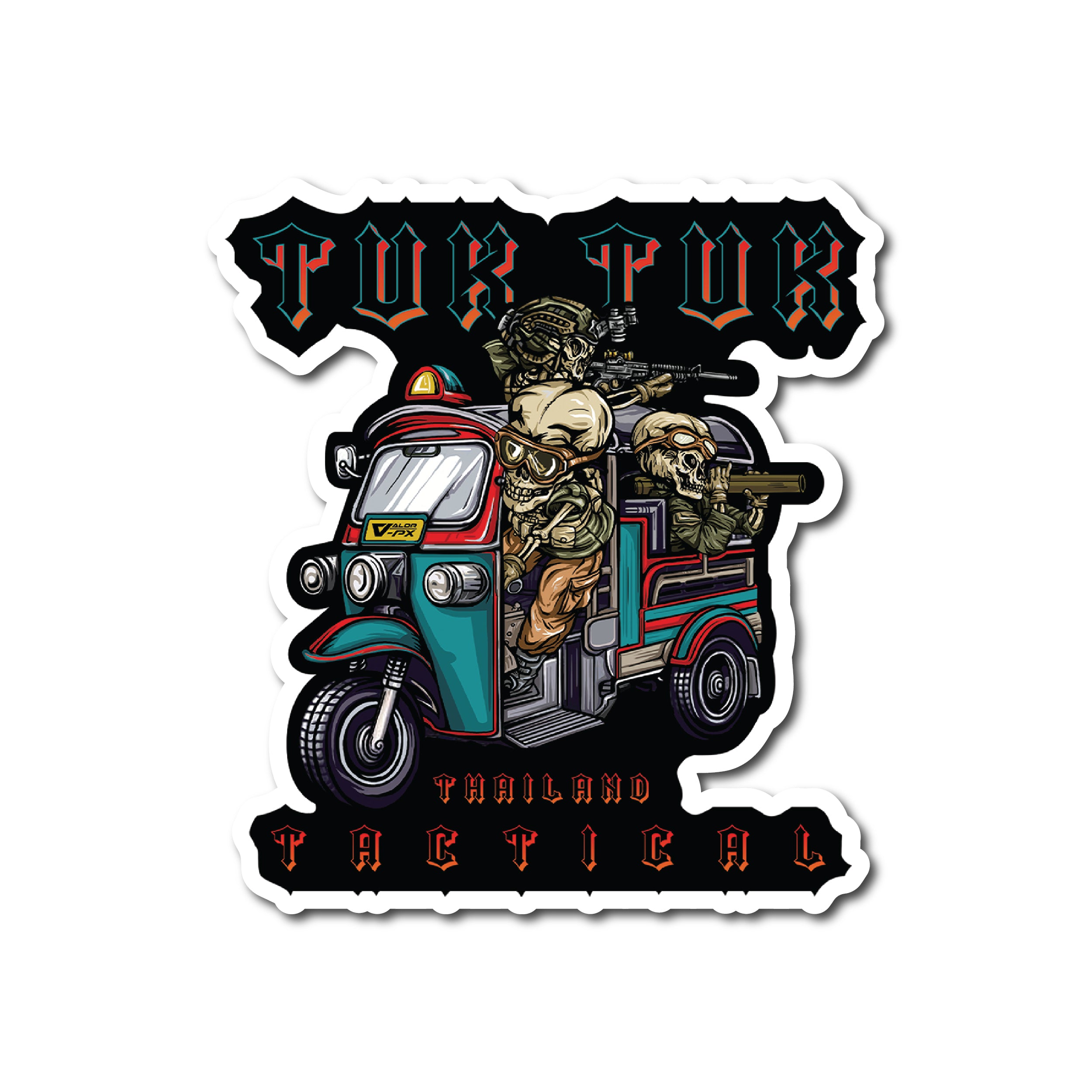 สติกเกอร์ VALOR PX - Tactical Stickers สติกเกอร์ลายกราฟฟิค พิเศษ