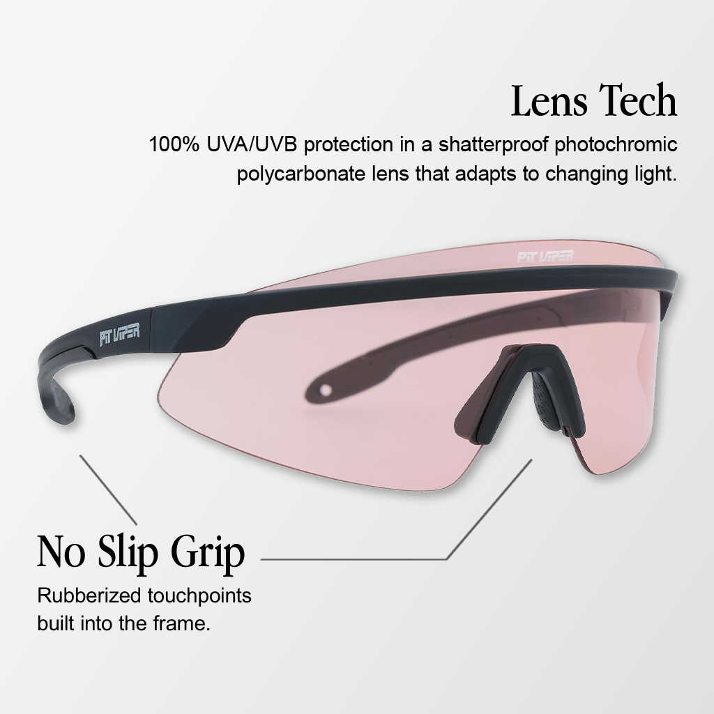 Pit Viper - The Miami Nights Skysurfer, Photochromic Smoke