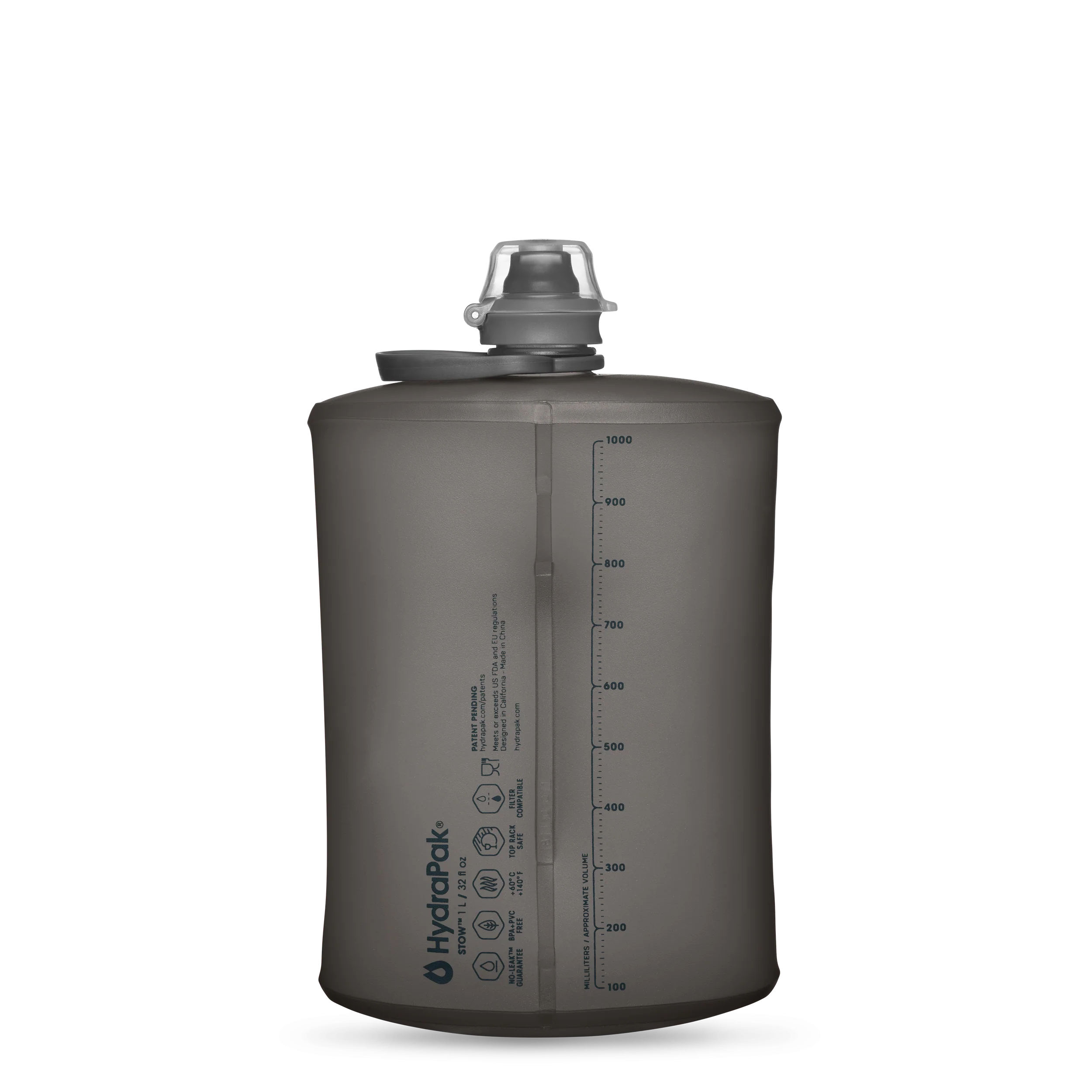 Hydrapak - Stow Flip Cap Bottle 1L
