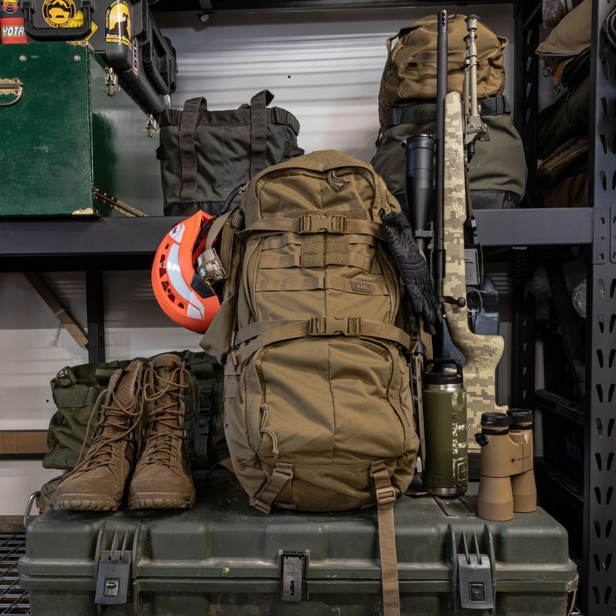 กระเป๋าสะพายหลัง 5.11 RUSH100 Backpack 60L สำหรับเดินป่า กลางแจ้ง ขนาดใหญ่