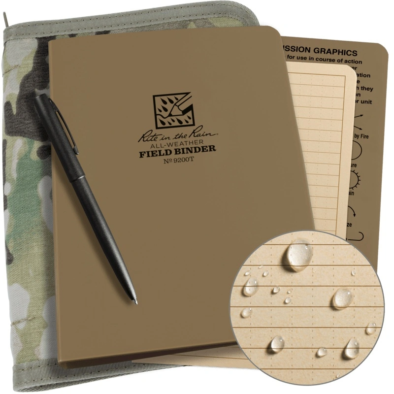 Rite In The Rain Tactical Ring Binder Kit 5.625" x 7.875"
