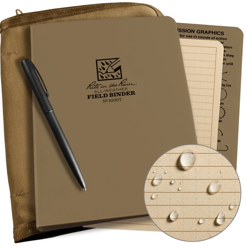 Rite In The Rain Tactical Ring Binder Kit 5.625" x 7.875"