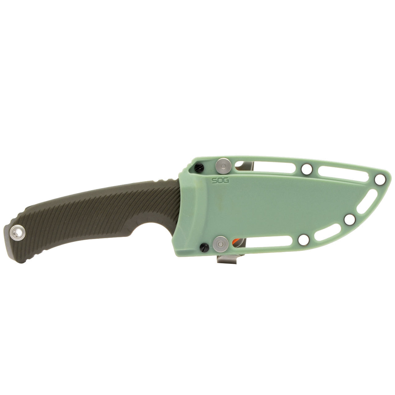 SOG Tellus FX - Olive Drab, Outdoor Use Fixed Blade Knife
