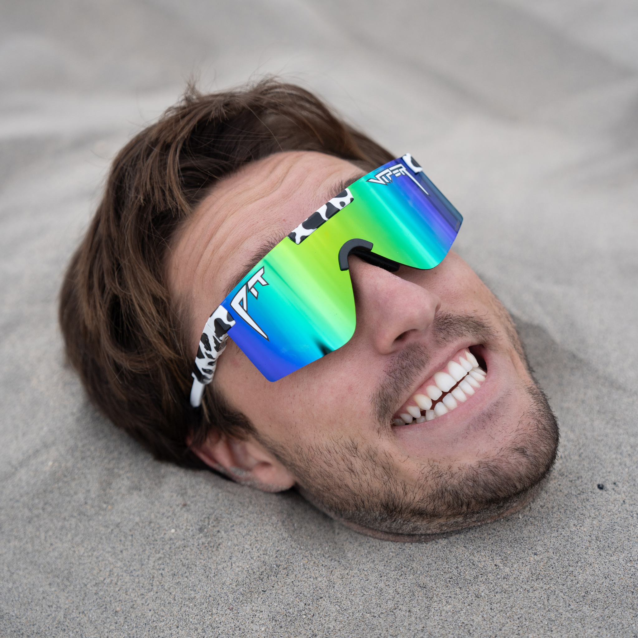 Pit Viper - The Cowabunga Original, HDPV Polarized Blue-Green, Size Narrow