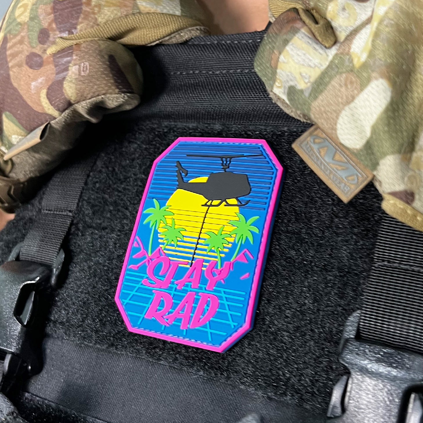แพทซ์เวลโคร VALOR PX - PVC Patches Stay Rad V.1 อาร์มพีวีซี ติดแขน