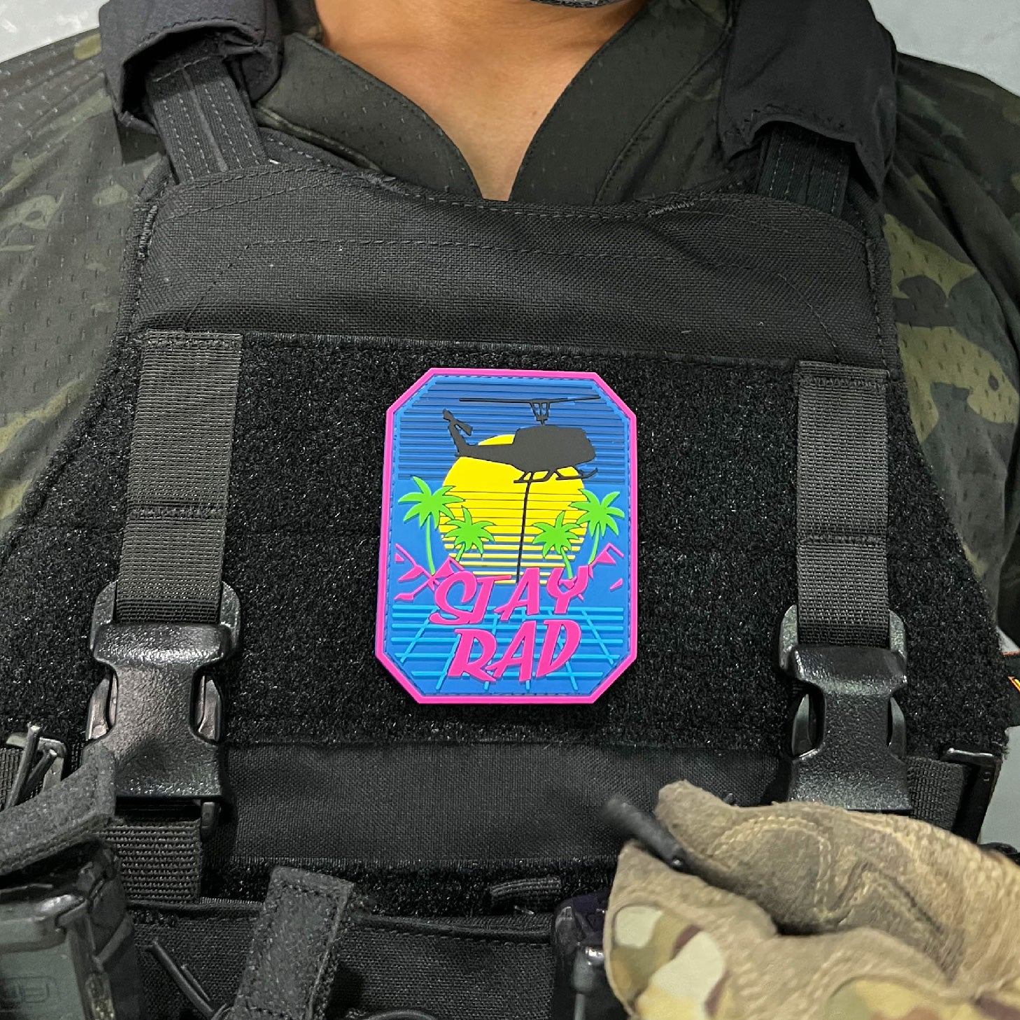 แพทซ์เวลโคร VALOR PX - PVC Patches Stay Rad V.1 อาร์มพีวีซี ติดแขน