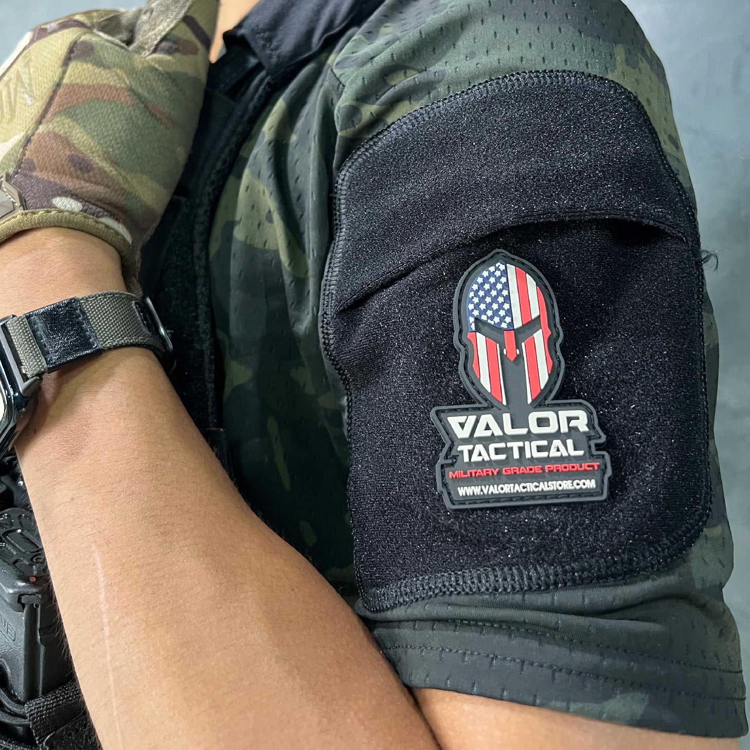 แพทซ์เวลโคร VALOR PX - PVC Patches Valor Tactical Full Logo Patch อาร์มพีวีซี ติดแขน