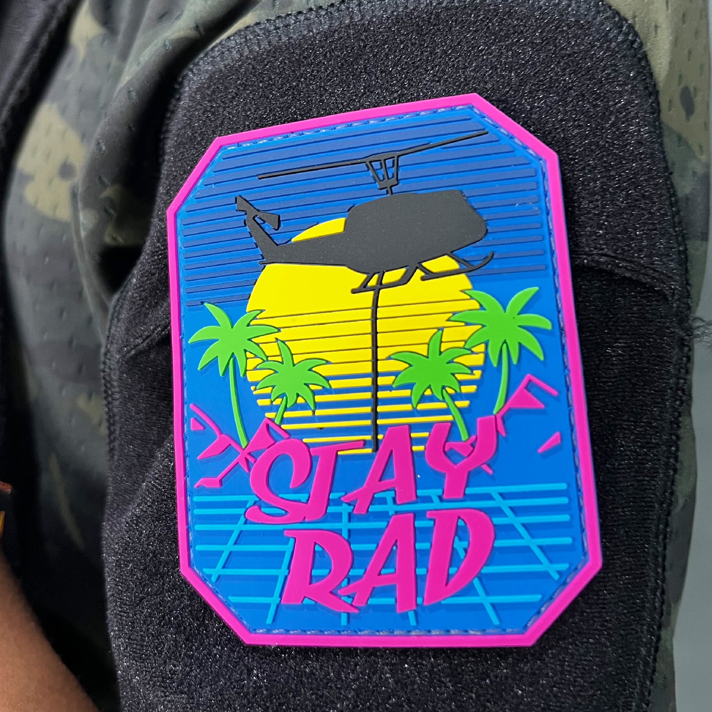 แพทซ์เวลโคร VALOR PX - PVC Patches Stay Rad V.1 อาร์มพีวีซี ติดแขน