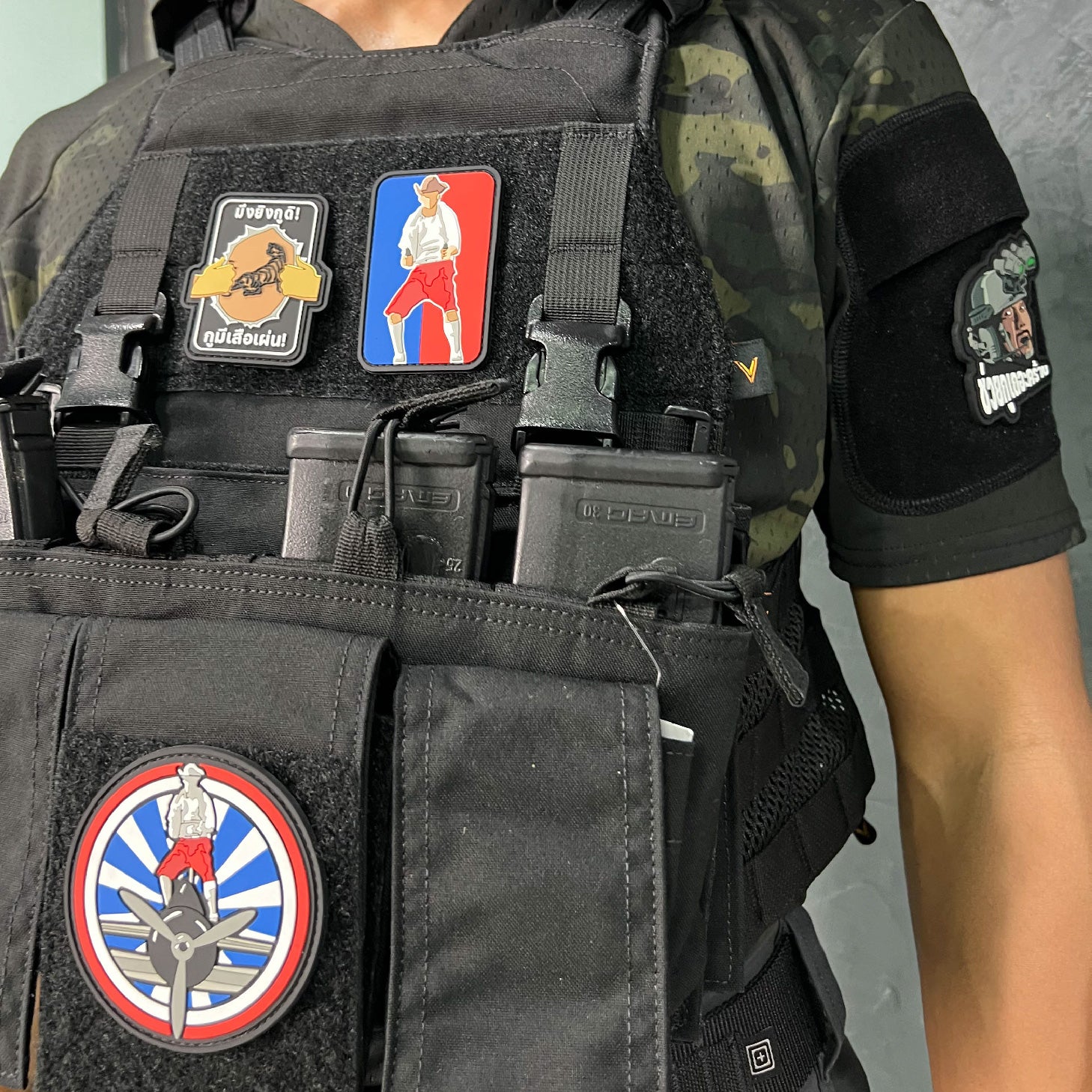 VALOR PX - PVC Patches Sergeant Dab, Specific Zero - 7 Prachanban