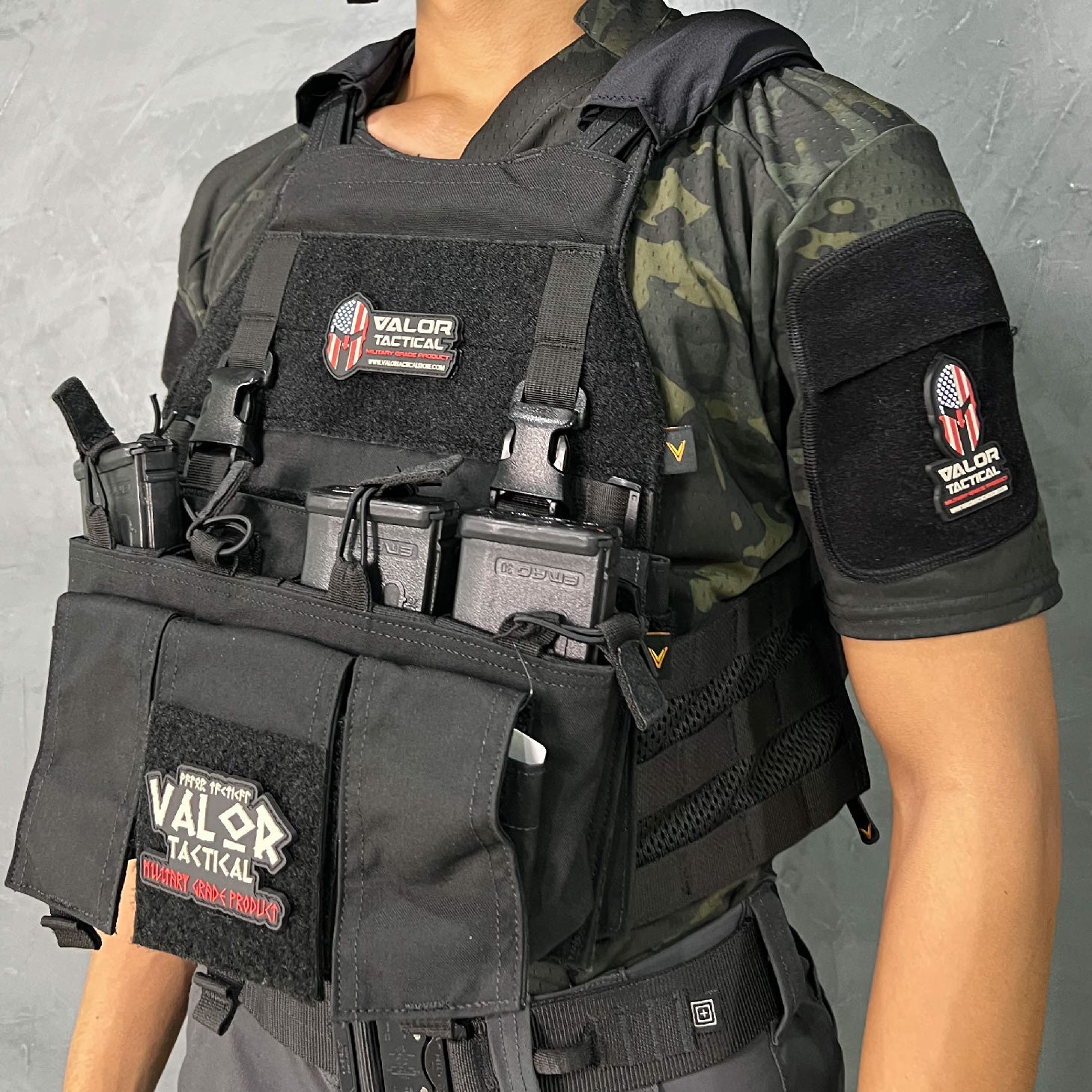 แพทซ์เวลโคร VALOR PX - PVC Patches Valor Tactical Full Logo Patch อาร์มพีวีซี ติดแขน