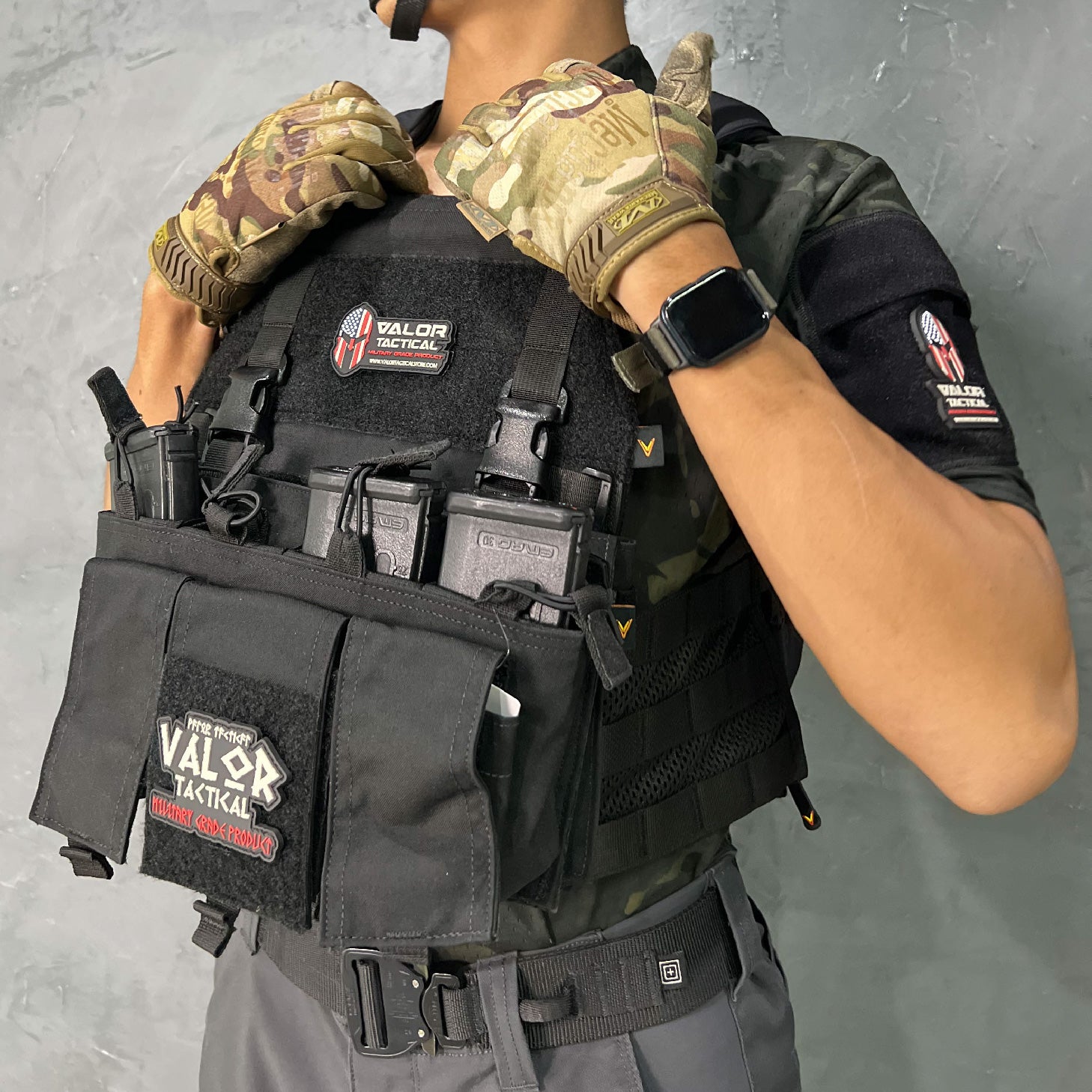 แพทซ์เวลโคร VALOR PX - PVC Patches Valor Tactical Full Logo Patch อาร์มพีวีซี ติดแขน