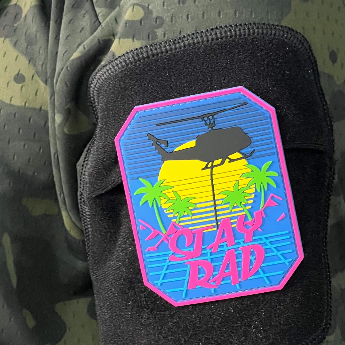 แพทซ์เวลโคร VALOR PX - PVC Patches Stay Rad V.1 อาร์มพีวีซี ติดแขน