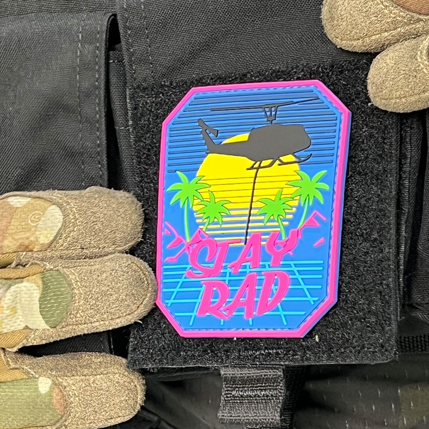 แพทซ์เวลโคร VALOR PX - PVC Patches Stay Rad V.1 อาร์มพีวีซี ติดแขน
