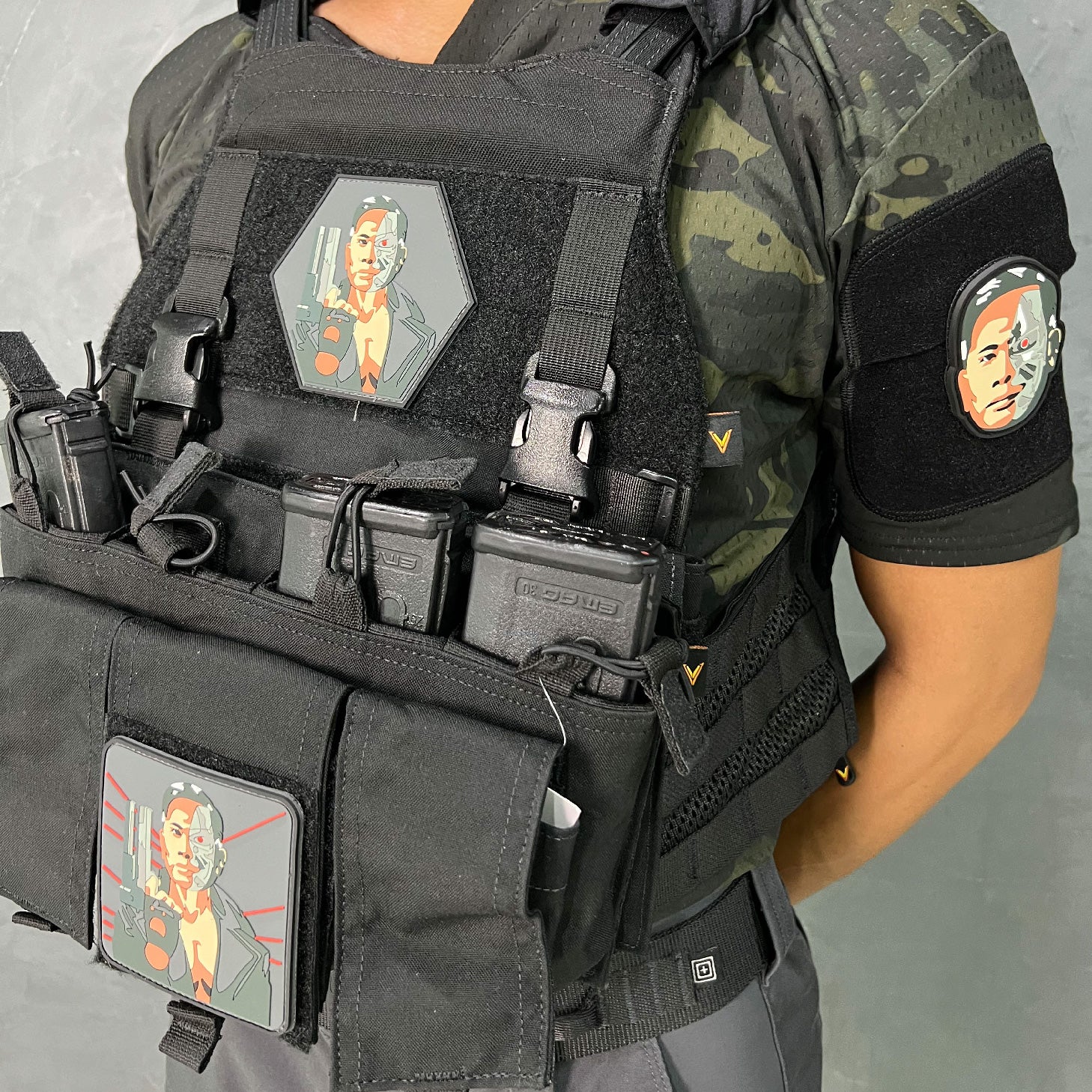 แพทซ์เวลโคร VALOR PX - PVC Patches จอมพล ป. T800 สี่เหลี่ยม - Valor Story อาร์มพีวีซี ติดแขน