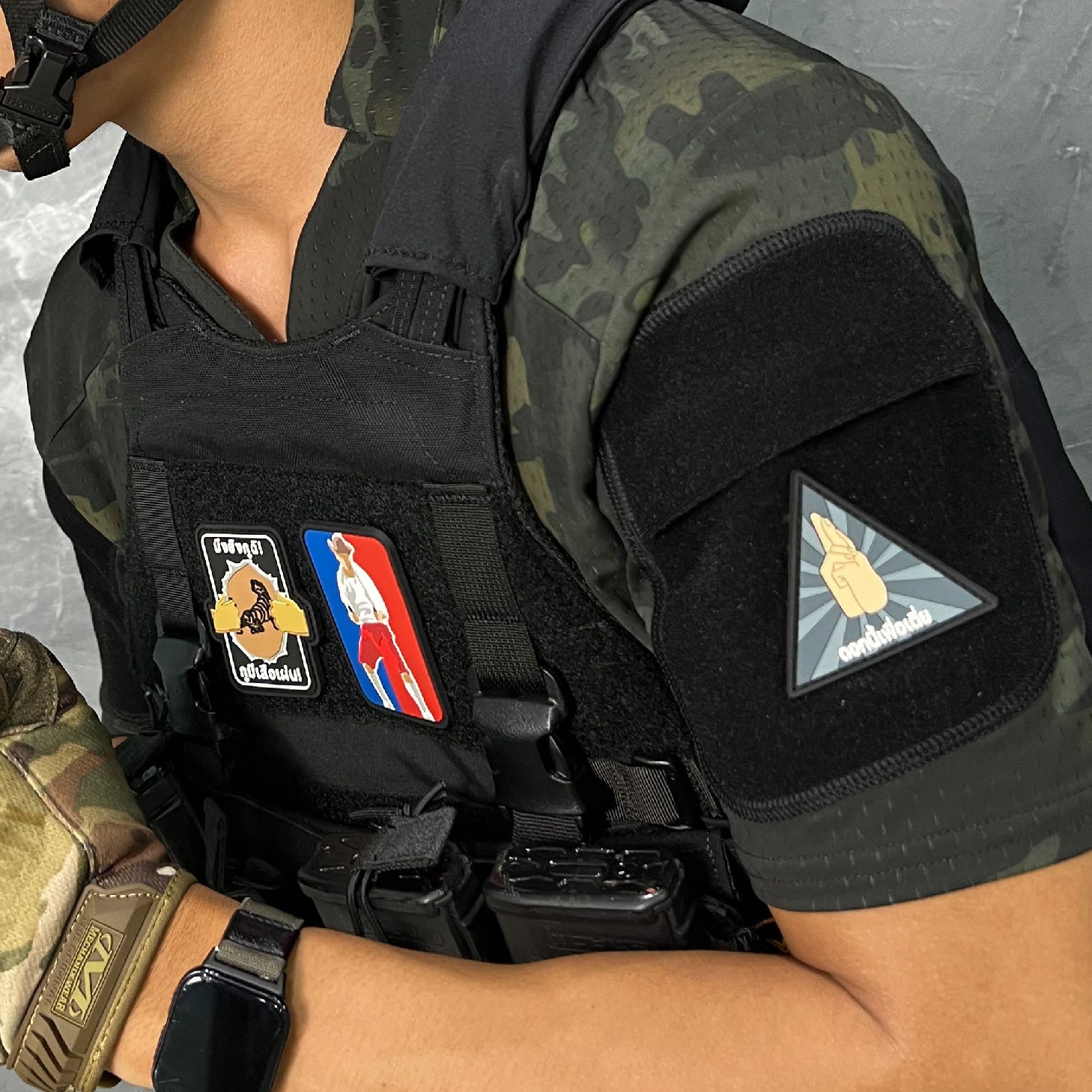 VALOR PX - PVC Patches This one is for dad.