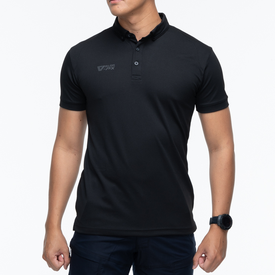 เสื้อโปโล VALOR PX - Proper Polo Shirts (Hiden 3D Screen Logo) เสื้อโปโลแขนสั้น ใส่สบาย
