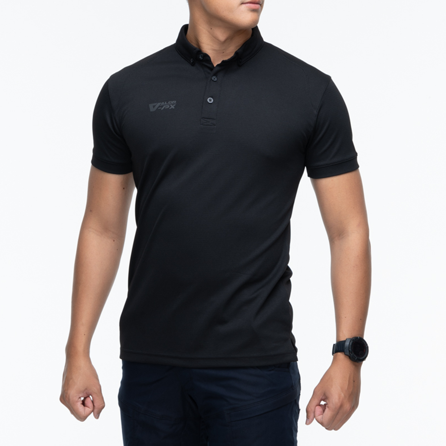 เสื้อโปโล VALOR PX - Proper Polo Shirts (Hiden 3D Screen Logo) เสื้อโปโลแขนสั้น ใส่สบาย