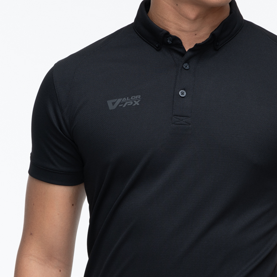 เสื้อโปโล VALOR PX - Proper Polo Shirts (Hiden 3D Screen Logo) เสื้อโปโลแขนสั้น ใส่สบาย