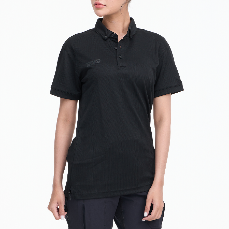 เสื้อโปโล VALOR PX - Proper Polo Shirts (Hiden 3D Screen Logo) เสื้อโปโลแขนสั้น ใส่สบาย