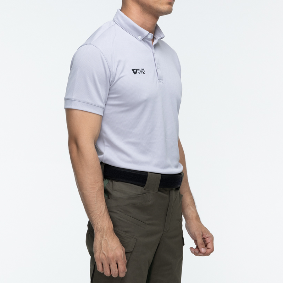 เสื้อโปโล VALOR PX - Proper Polo Shirts (Hiden 3D Screen Logo) เสื้อโปโลแขนสั้น ใส่สบาย