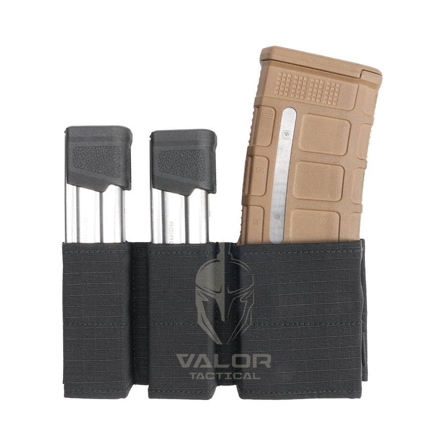 ซองแม็กกาซีน 3 ช่อง VALOR PX - Velox Magazine Pouch 9MM DB x M4 5.56