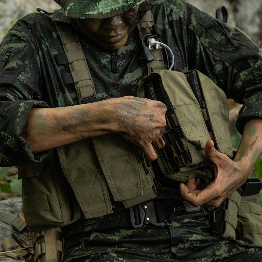 เชสริกต์ VALOR PX - Assault Split-front Chest Rig Full Set สายเก่ง สายโย่งบ่า ครบชุด