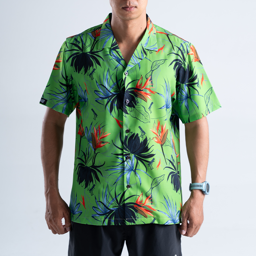 เสื้อฮาวาย VALOR PX - Gun Flower Hawaii Shirts