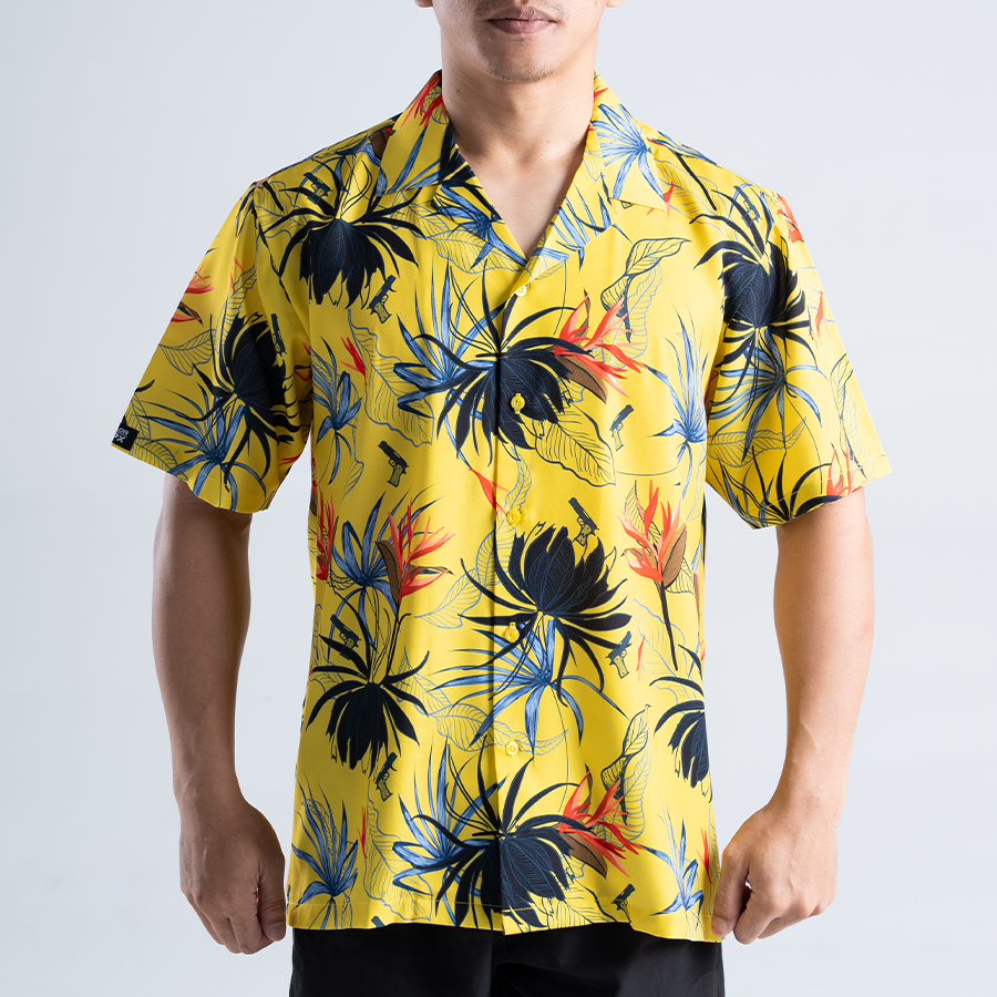 เสื้อฮาวาย VALOR PX - Gun Flower Hawaii Shirts