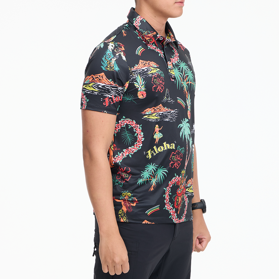 เสื้อโปโลฮาวาย VALOR PX - Aloha Vibe Polo Hawaii Shirts