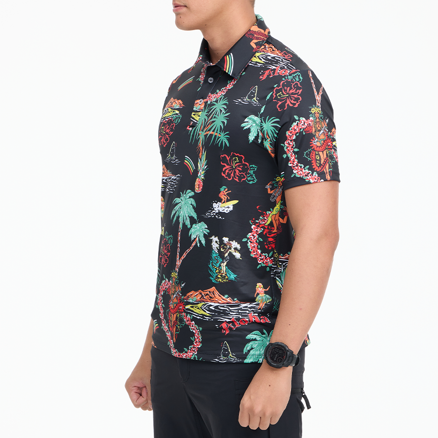 เสื้อโปโลฮาวาย VALOR PX - Aloha Vibe Polo Hawaii Shirts