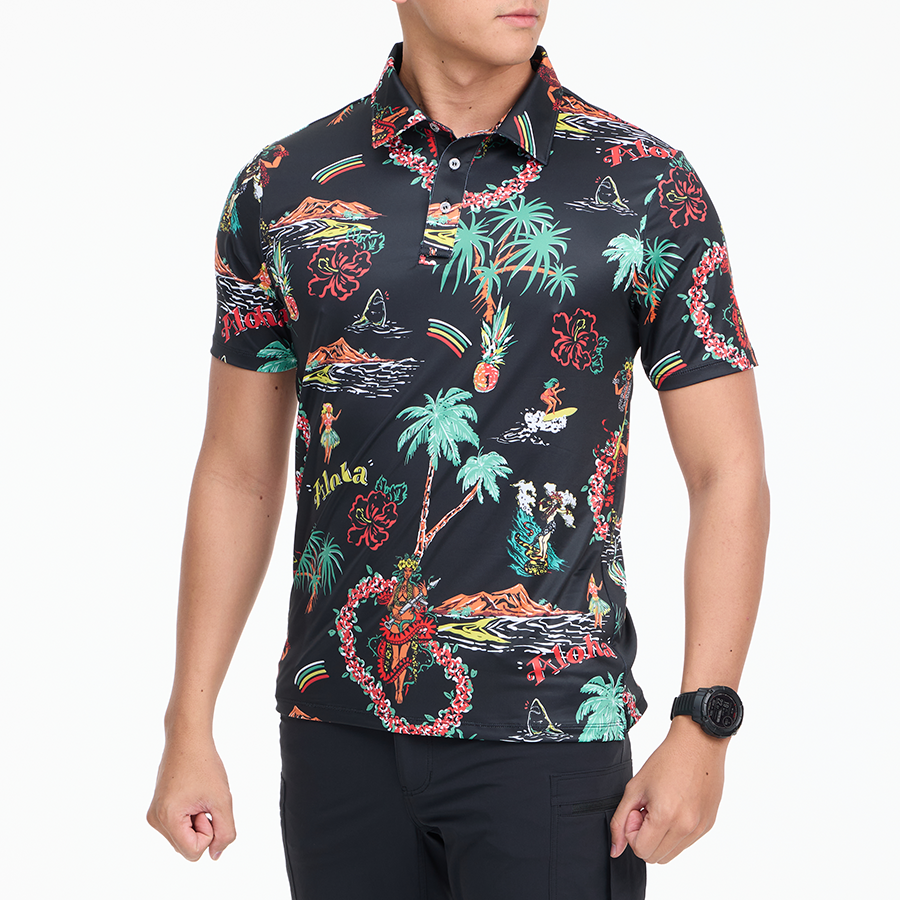 เสื้อโปโลฮาวาย VALOR PX - Aloha Vibe Polo Hawaii Shirts