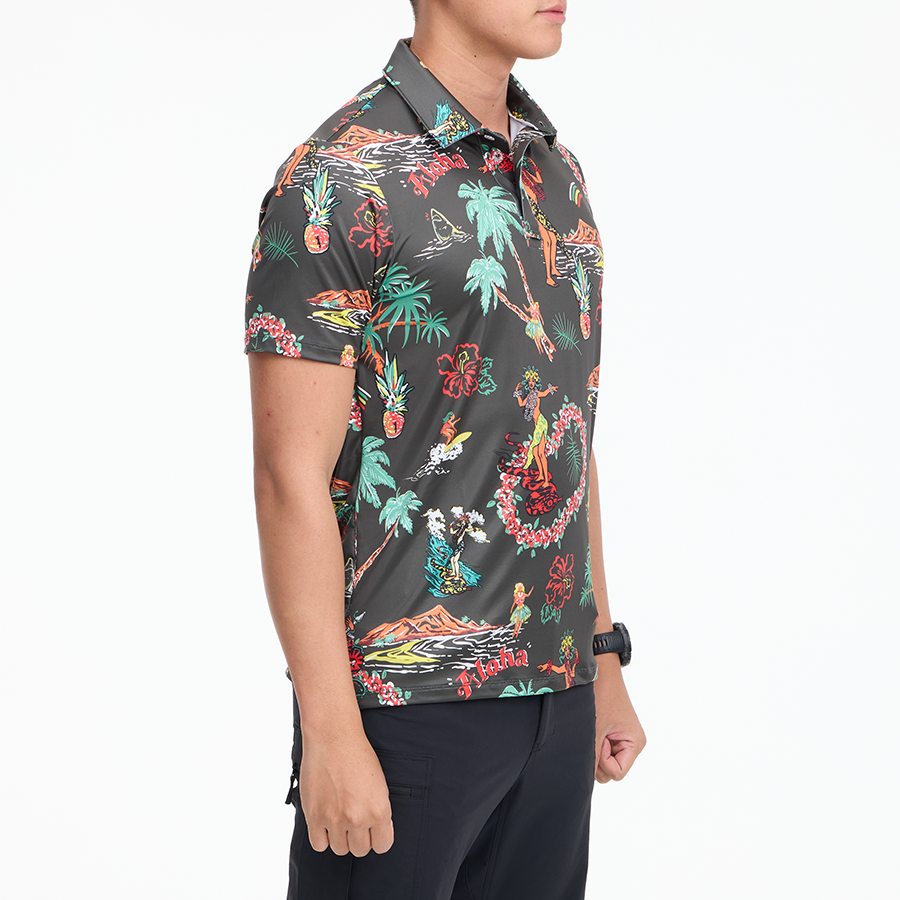 เสื้อโปโลฮาวาย VALOR PX - Aloha Vibe Polo Hawaii Shirts