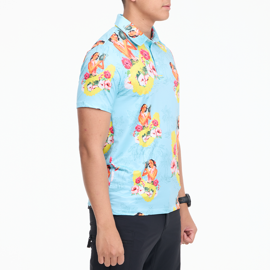 เสื้อโปโลฮาวาย VALOR PX - Girl Bomb Polo Hawaii Shirts