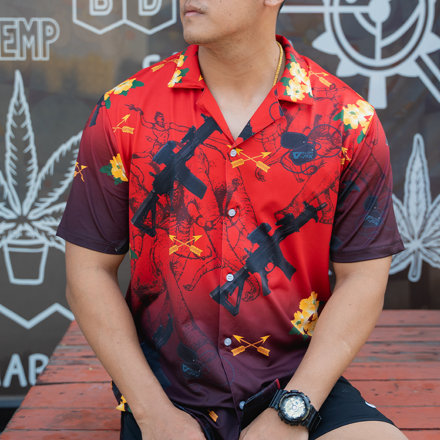 เสื้อฮาวาย VALOR PX - เอราวัณ M5 Hawaii Shirt