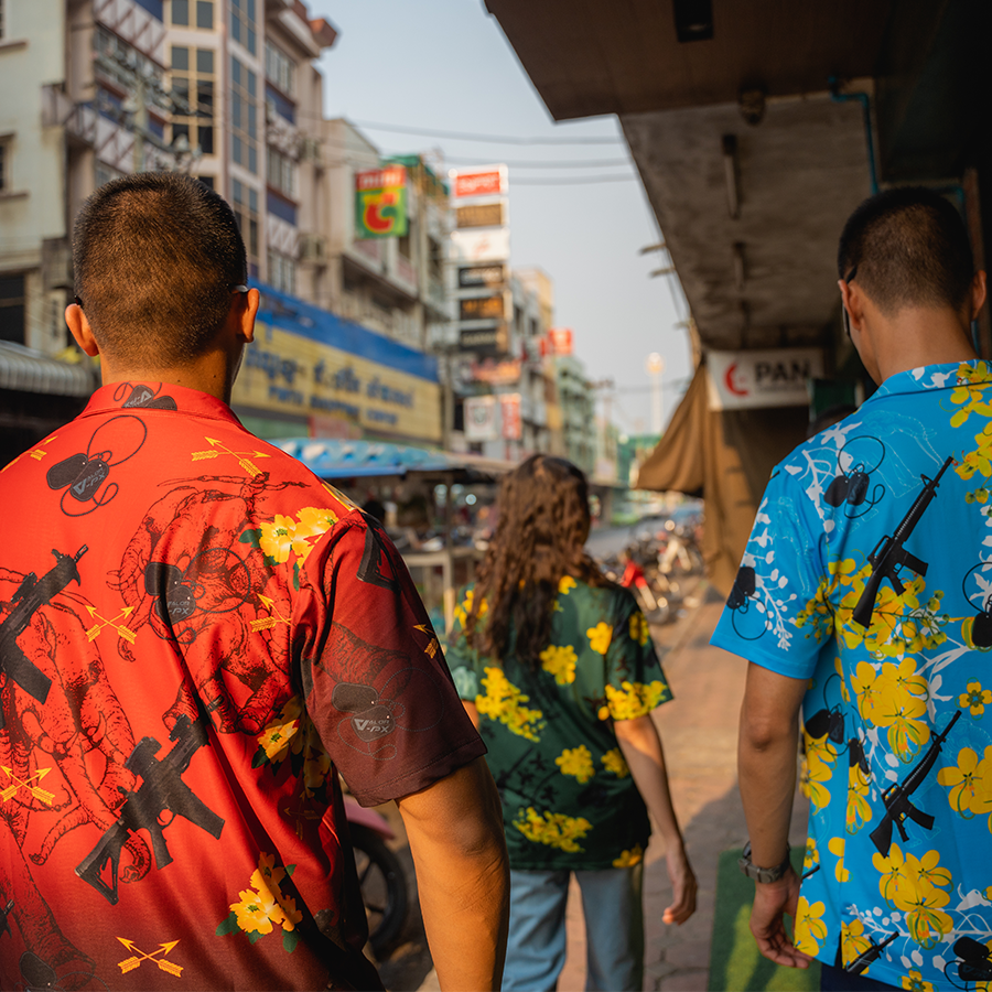 เสื้อฮาวาย VALOR PX - เอราวัณ M5 Hawaii Shirt