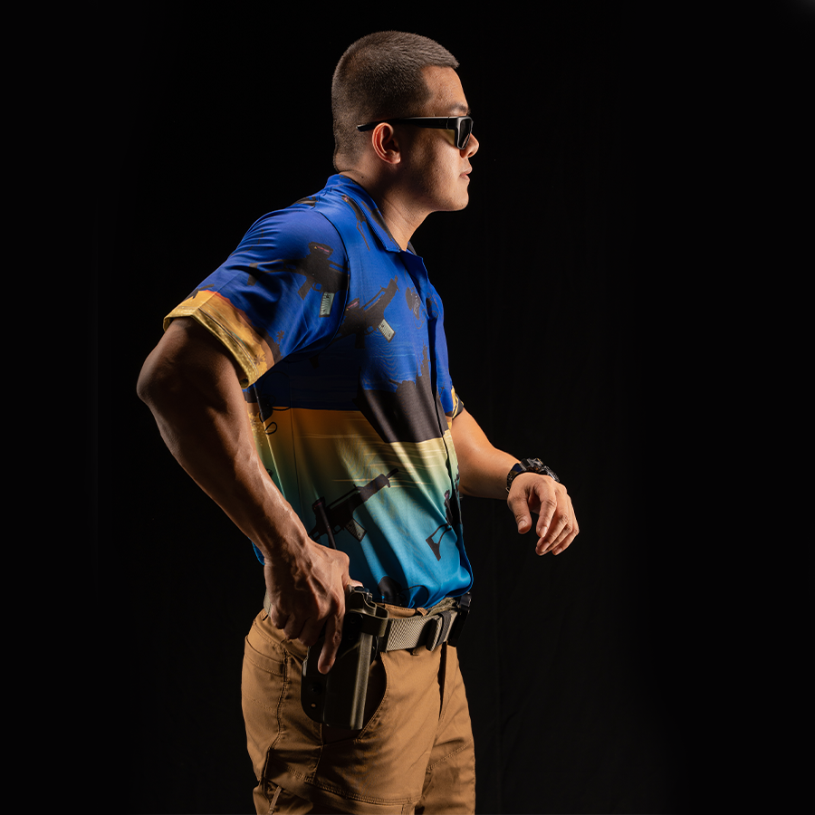 เสื้อฮาวาย VALOR PX - มัจฉานุจู่โจม Hawaii Shirt