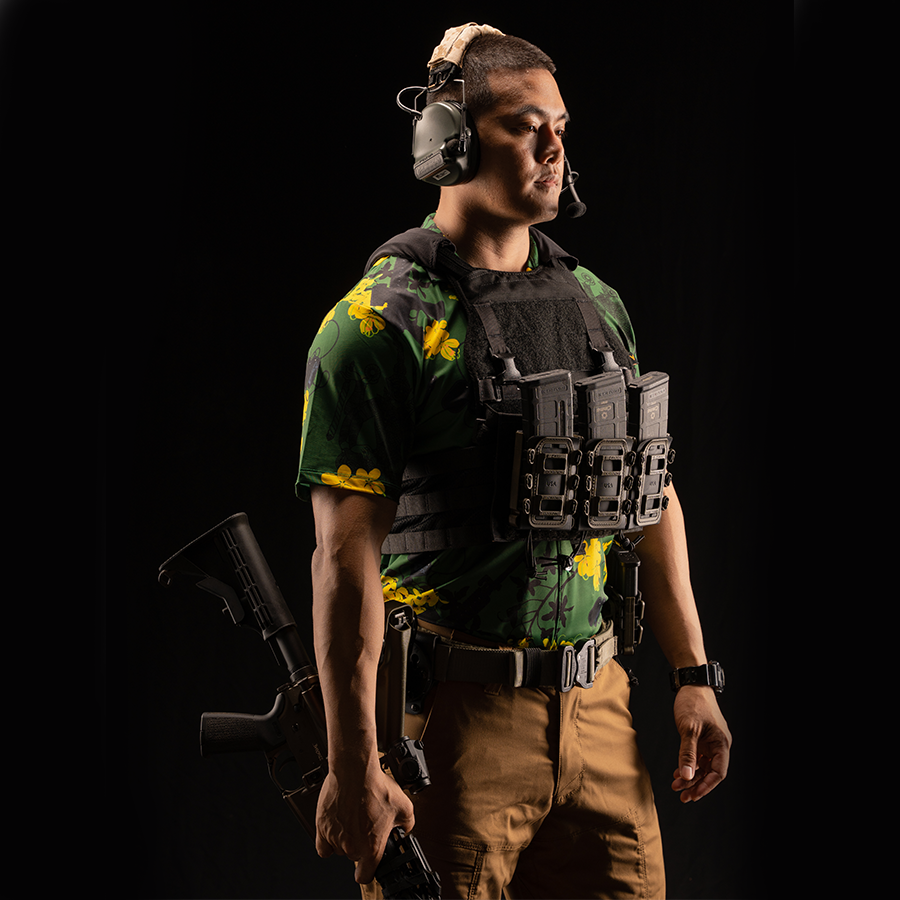 เสื้อฮาวาย VALOR PX - ทศกันฐ์ลั่นไก Hawaii Shirt