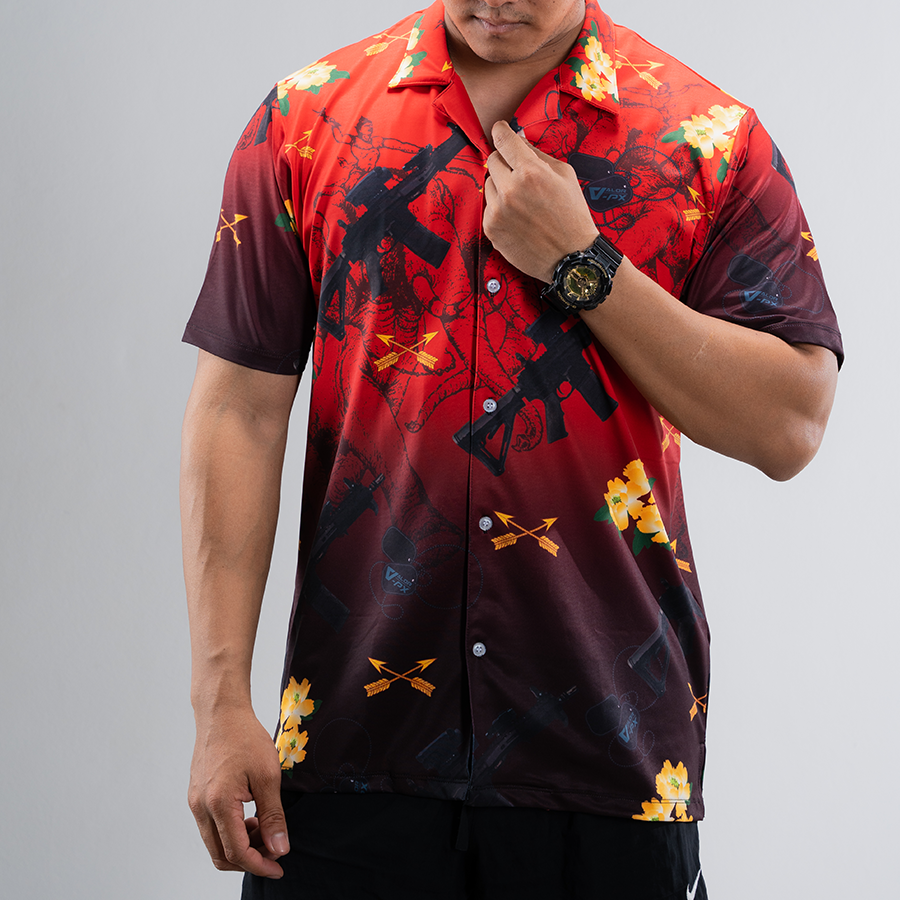 เสื้อฮาวาย VALOR PX - เอราวัณ M5 Hawaii Shirt