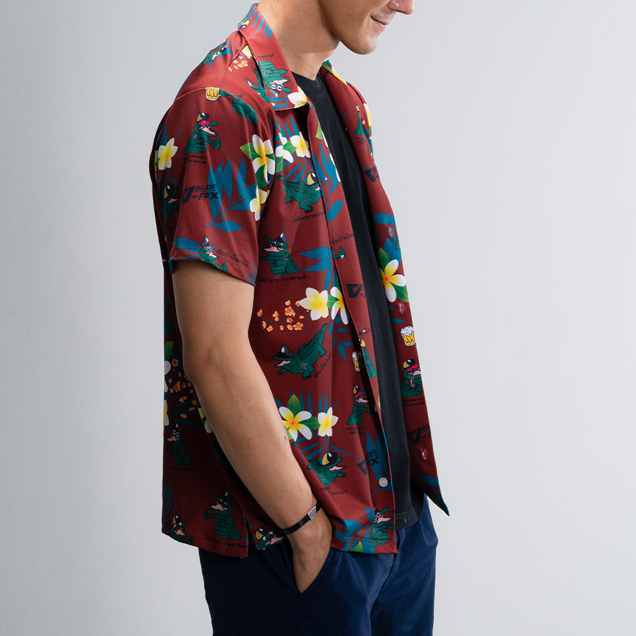 เสื้อฮาวาย VALOR PX x หรวจลาว - Original Hawaii Shirt
