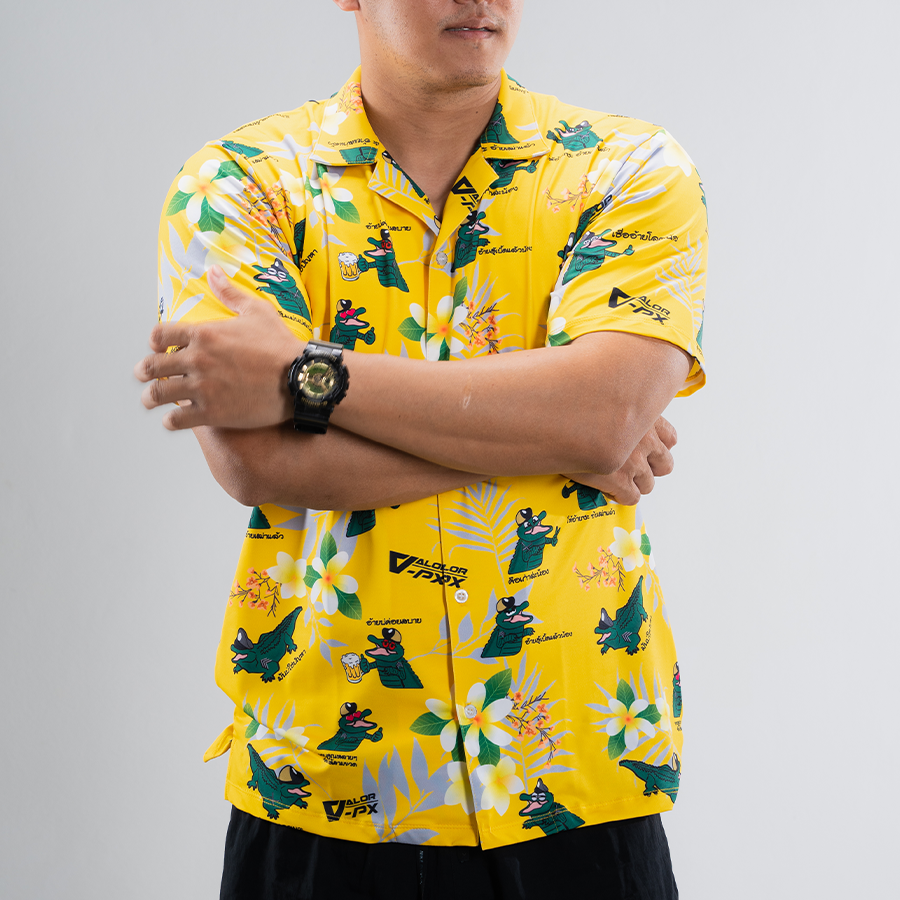 เสื้อฮาวาย VALOR PX x หรวจลาว - Original Hawaii Shirt
