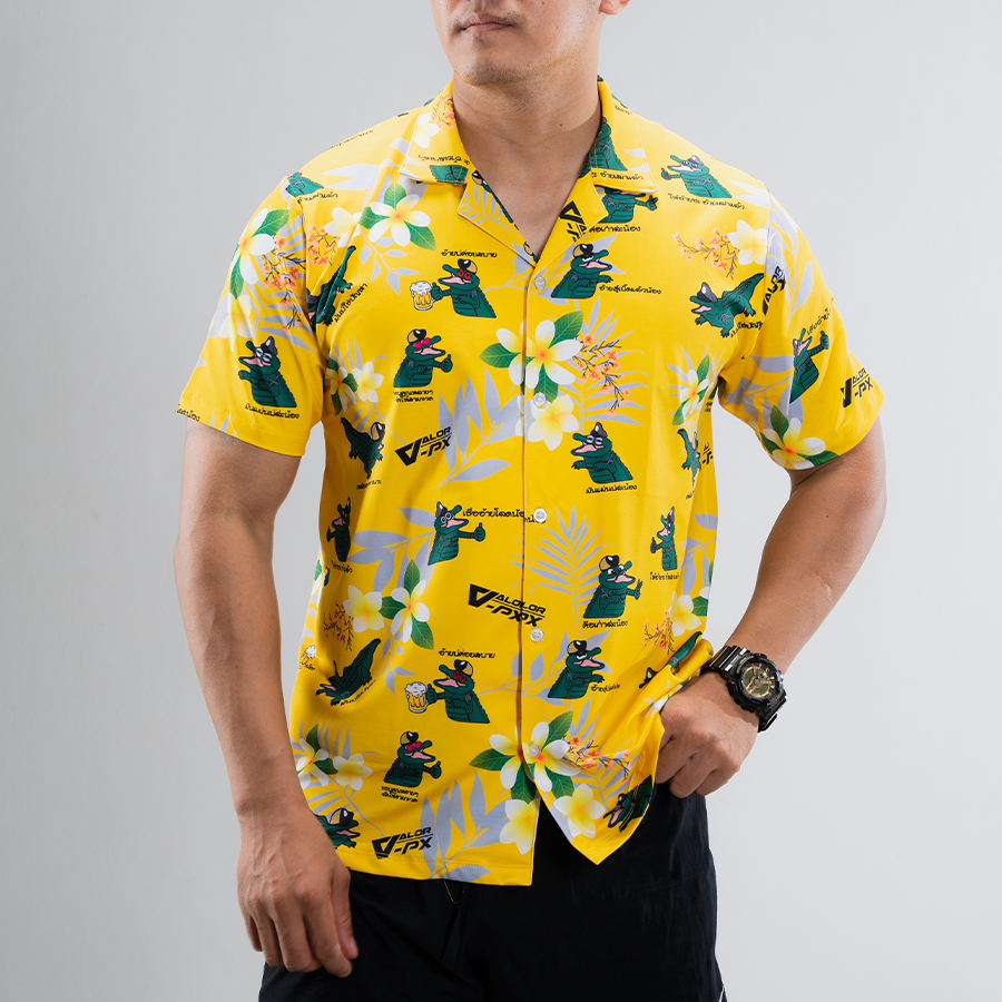 เสื้อฮาวาย VALOR PX x หรวจลาว - Original Hawaii Shirt