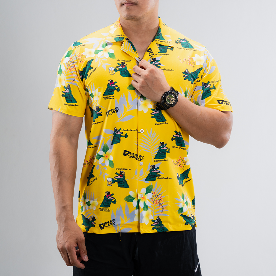 เสื้อฮาวาย VALOR PX x หรวจลาว - Original Hawaii Shirt