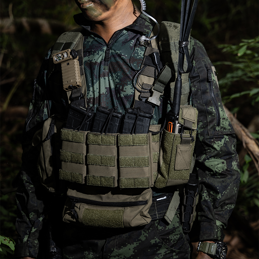 เสื้อทหาร VALOR PX - Native Combat Shirt เสื้อคอมแบทลายพราง ทหารบก