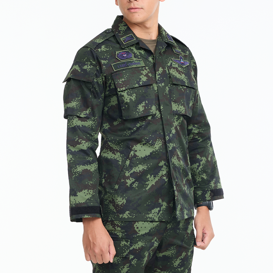 VALOR PX - NATIVE BDU Shirt, camouflage training shirt, Royal Thai Army.